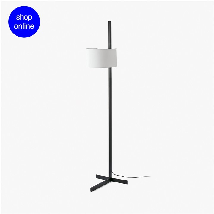 Faro STAND UP Pie de salón negro y blanco