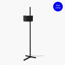 Faro STAND UP Pie de salón negro y negro