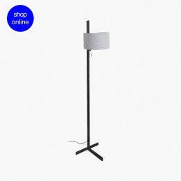 Faro STAND UP Pie de salón negro y gris