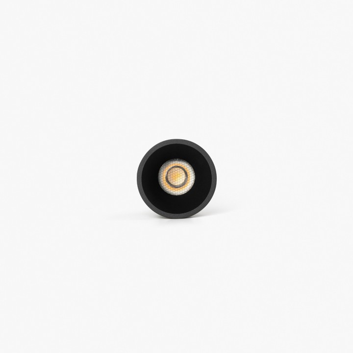 Faro TULIPA downlight empotrable negro 7W 36° 3000K CRI90