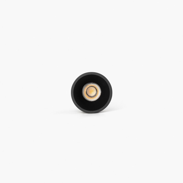 Faro TULIPA downlight empotrable negro 7W 55° 3000K CRI90