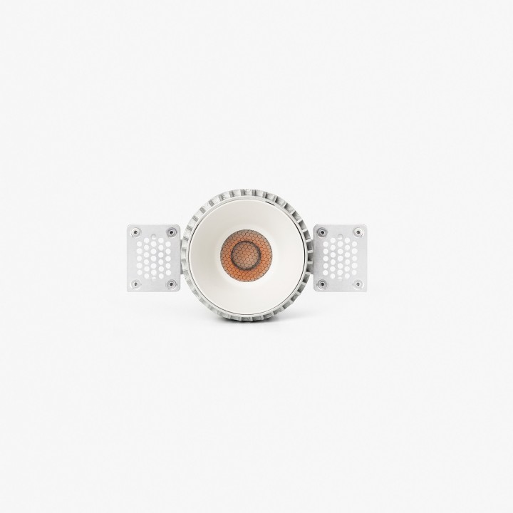 Faro TULIPA downlight trimless empotrable blanco 10W 15° 3000K CRI90