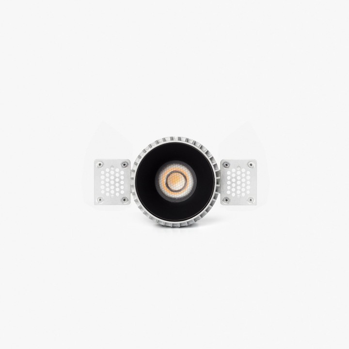 Faro TULIPA downlight trimless empotrable negro 7W 55° 4000K CRI90 triac