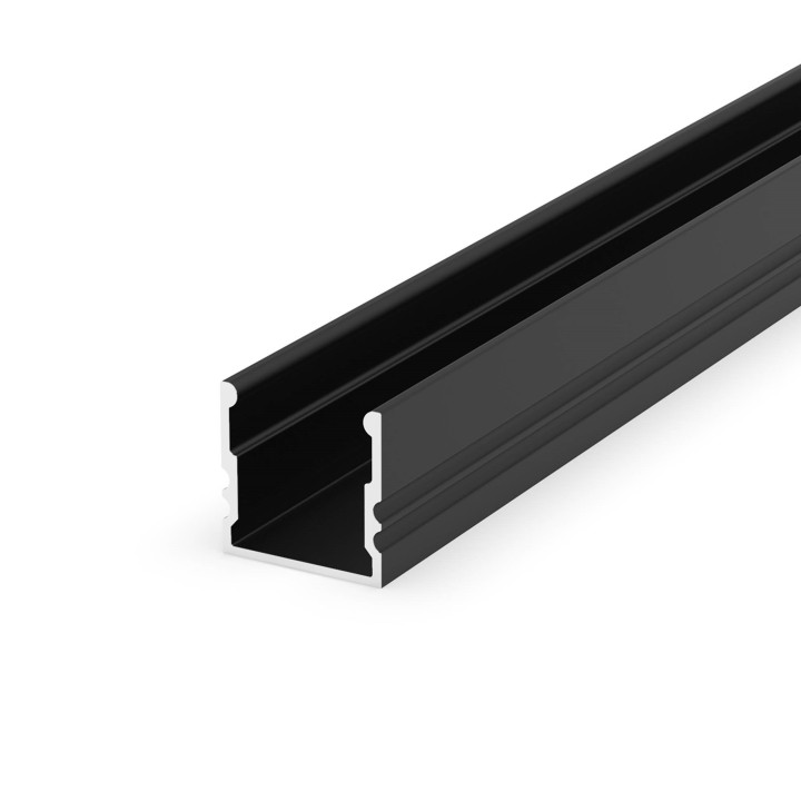 Faro Perfil superficie negro 2M