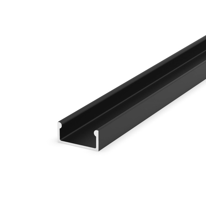 Faro Perfil superficie 8mm negro 2M