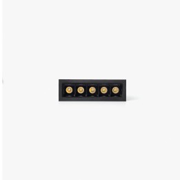 Faro TROOP empotrable 5x2W negro-negro 36° 3000K CRI90