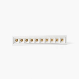Faro TROOP empotrable 10x2W blanco-blanco 48° 4000K CRI90