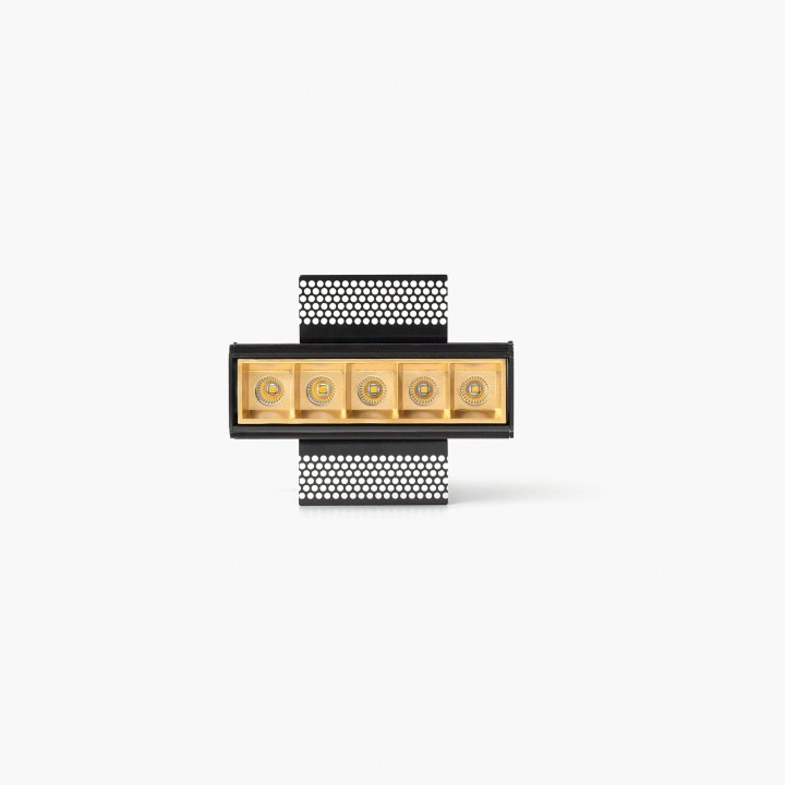Faro TROOP empotrable 5x2W oro 15° trimless 4000K CRI90