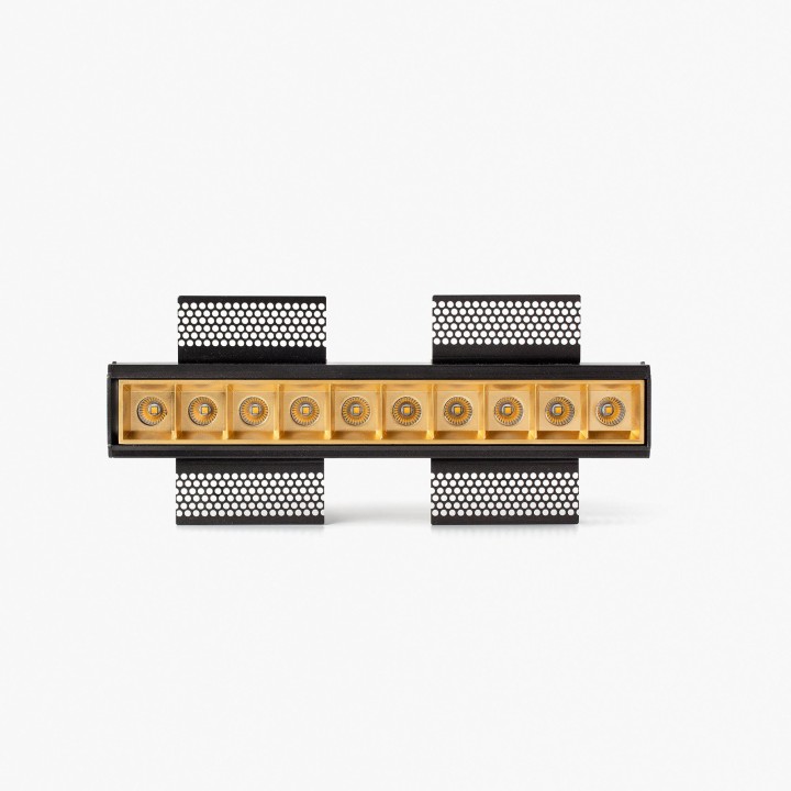Faro TROOP empotrable 10x2W oro 15° trimless 3000K CRI90