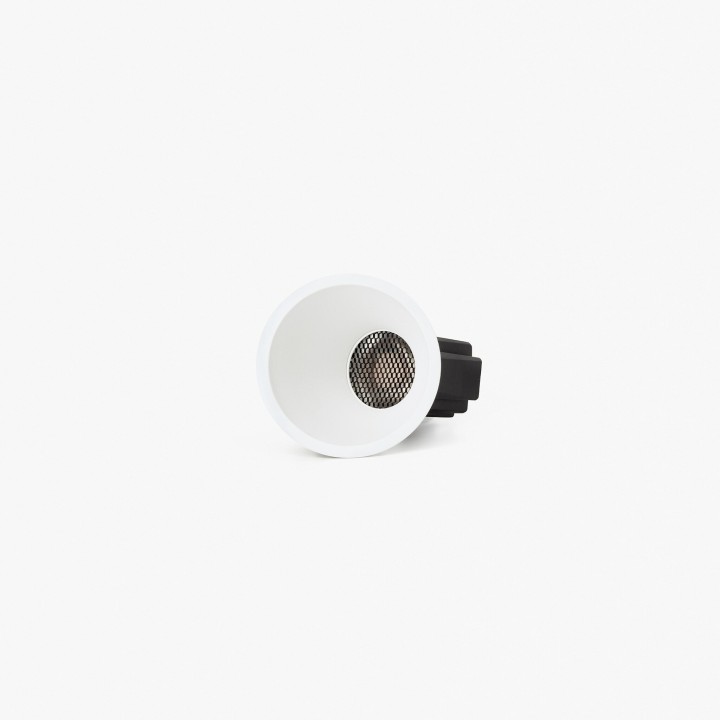 Faro TULIPA downlight empotrable blanco asimétrico 7W 15° 2700K CRI90 triac
