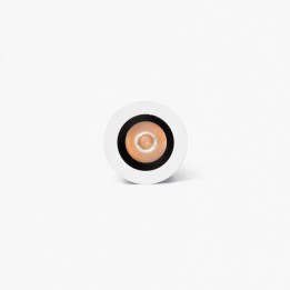 Faro UNO downlight empotrable blanco/negro 8W 24° 2700K CRI90 dali
