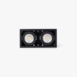 Faro MINI COLIN-2 empotrable negro 50W BREAD 20°
