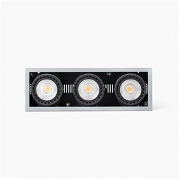 Faro MINI COLIN-3 empotrable gris 75W MEAT 20°