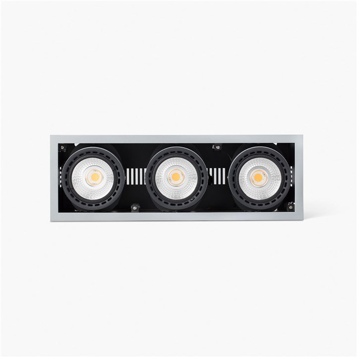 Faro MINI COLIN-3 empotrable gris 75W MEAT 20°