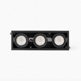 Faro MINI COLIN-3 empotrable negro 75W BREAD 56°