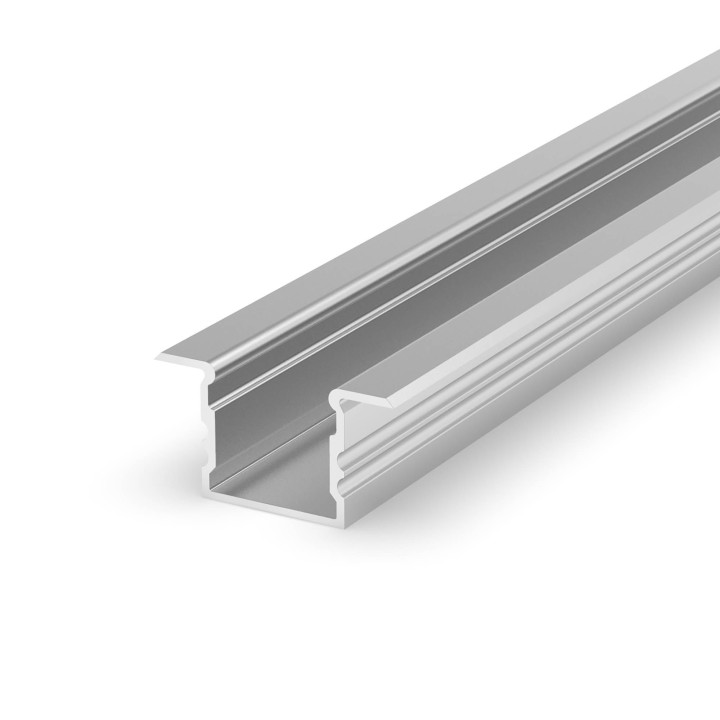 Faro Perfil empotrar gris 2M