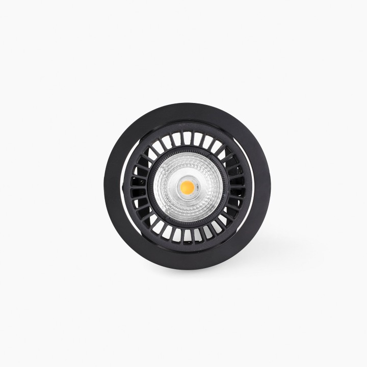 Faro OPTIC empotrable negro FASHION 24-36W 56º