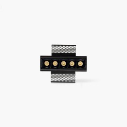 Faro TROOP empotrable 5x2W negro 36° trimless 4000K CRI90