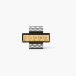 Faro TROOP empotrable 5x2W oro 48° trimless 2700K CRI90