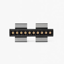 Faro TROOP empotrable 10x2W negro 48° trimless 3000K CRI90