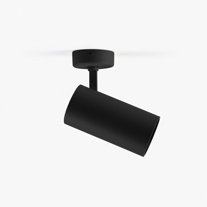 Faro FOST SURFACE proyector negro Ø90 42W 38° 3000K CRI90