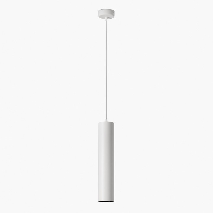 Faro FOST PENDANT colgante blanco Ø80 28W 38° 3000K CRI90 dali