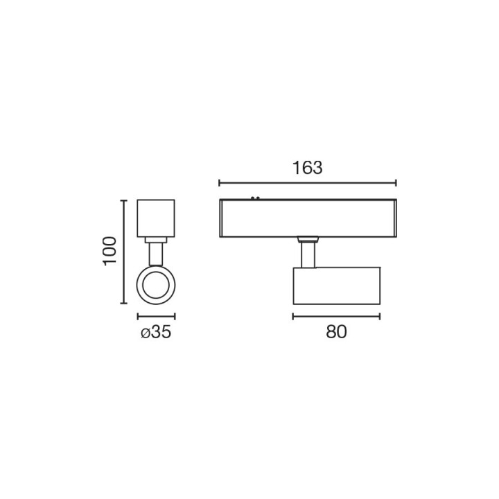 Faro NESO HOLE 5W 3000K 40° blanco
