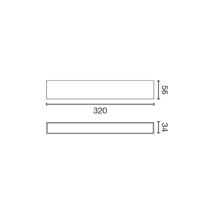 Faro NESO LINE32 2700K blanco dali
