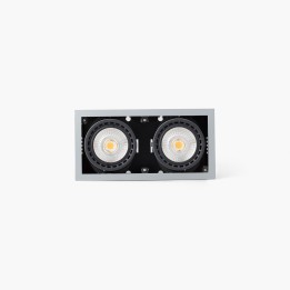 Faro MINI COLIN-2 empotrable gris 50W BREAD 20°