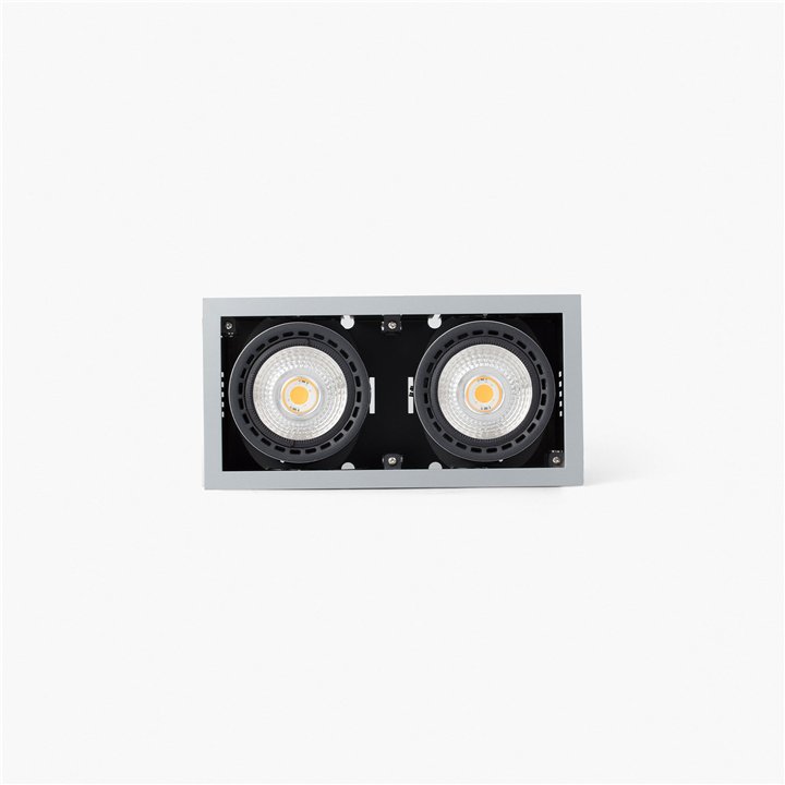 Faro MINI COLIN-2 empotrable gris 50W BREAD 20°