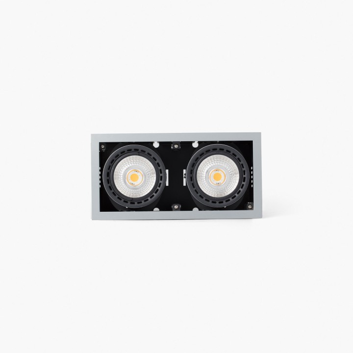 Faro MINI COLIN-2 empotrable gris 50W BREAD 20°