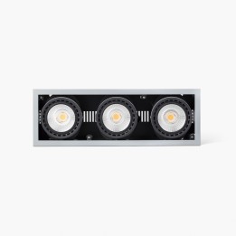 Faro MINI COLIN-3 empotrable gris 75W BREAD 20°