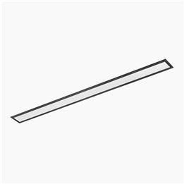 Faro VIA EVO empotrable 860 38W 3000K negro prismático casambi