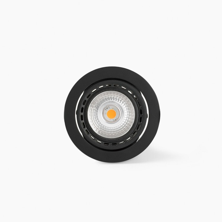 Faro MINI OPTIC empotrable negro LED BREAD 25W 20º