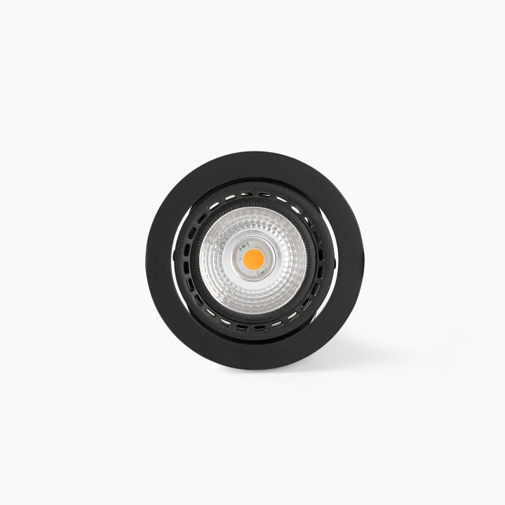 Faro MINI OPTIC empotrable negro FASHION 18-25W 20º