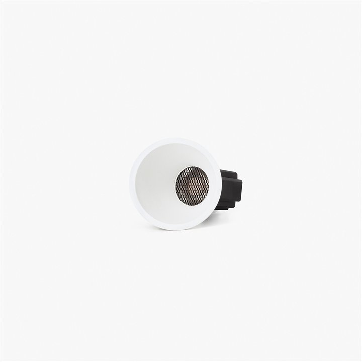 Faro TULIPA downlight empotrable blanco asimétrico 10W 15° 2700K CRI90 triac