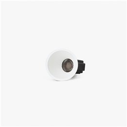 Faro TULIPA downlight empotrable blanco asimétrico 10W 24° 4000K CRI90 triac