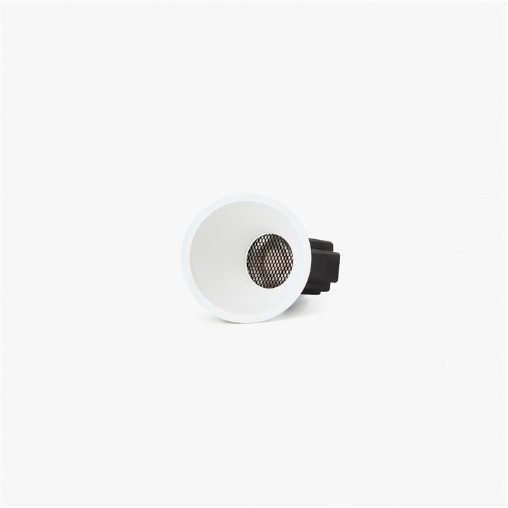 Faro TULIPA downlight empotrable blanco asimétrico 10W 24° 4000K CRI90 triac