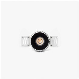 Faro TULIPA downlight trimless empotrable negro 10W 24° 2700K CRI90 triac
