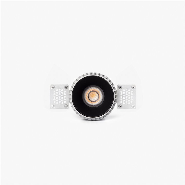 Faro TULIPA downlight trimless empotrable negro 7W 36° 2700K CRI90 casambi