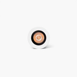 Faro UNO downlight empotrable blanco/negro 8W 24° 3000K CRI90
