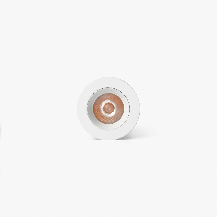 Faro UNO downlight empotrable blanco/blanco 8W 24° 2700K CRI90 dali
