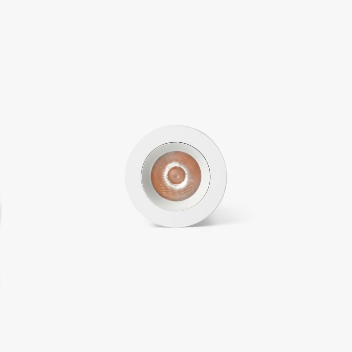 Faro UNO downlight empotrable blanco/blanco 8W 37° 2700K CRI90 dali