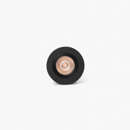 Faro UNO downlight empotrable negro/negro 8W 24° 2700K CRI90 dali