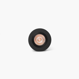 Faro UNO downlight empotrable negro/negro 8W 24° 3000K CRI90 dali