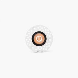 Faro UNO downlight trimless empotrable blanco/negro 8W 37° 2700K CRI90