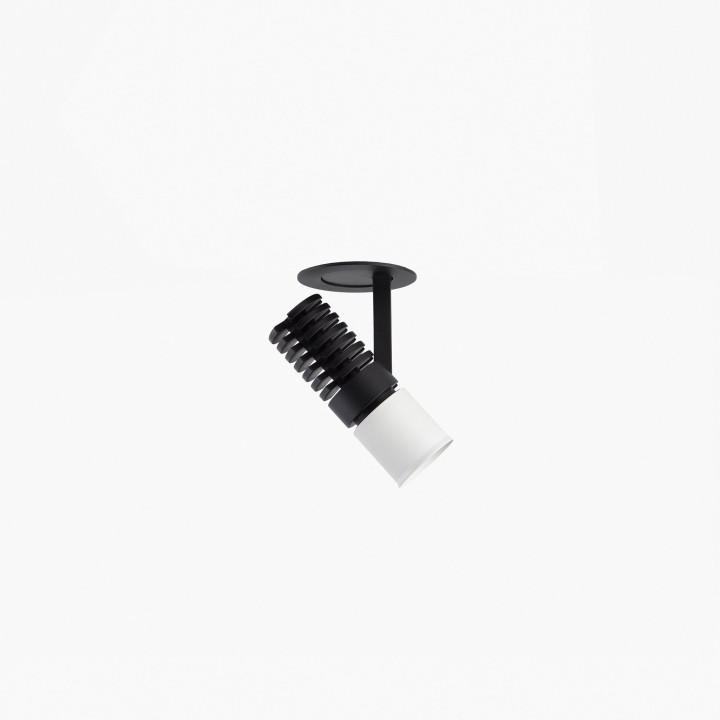 Faro UNO projector pulldown empotrable negro/blanco 8W 37° 2700K CRI90 dali