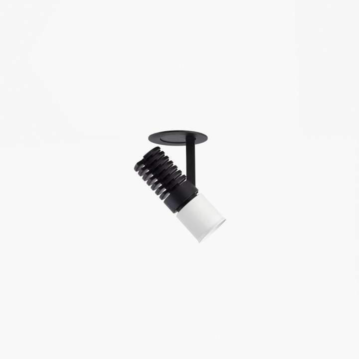 Faro UNO projector pulldown empotrable negro/blanco 8W 37° 2700K CRI90 dali