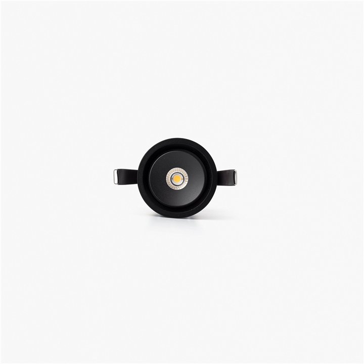 Faro TEIDE downlight empotrable orientable negro 10W 50° 3000K CRI90 dali