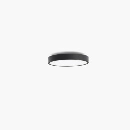 Faro DOMIO superficie negro Ø400 36W prismático 3000K CRI80 casambi